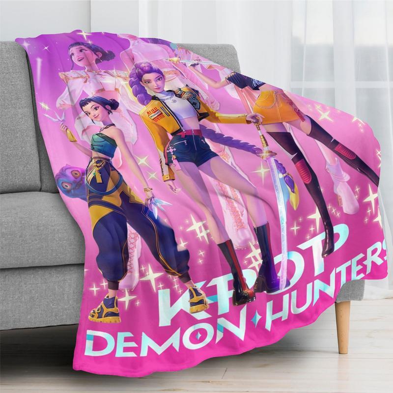 K-Pop Devil Hunter Dream Blanket, Soft and Warm