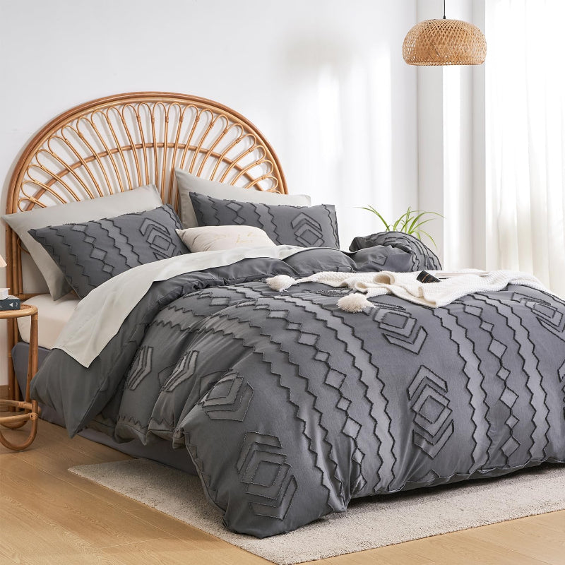 Luxurious Microfiber Duvet Cover Set With Zipper Closure