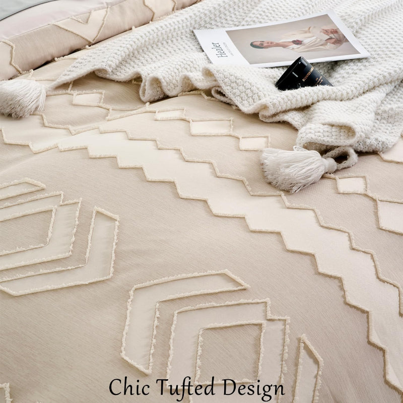 Luxurious Microfiber Duvet Cover Set With Zipper Closure