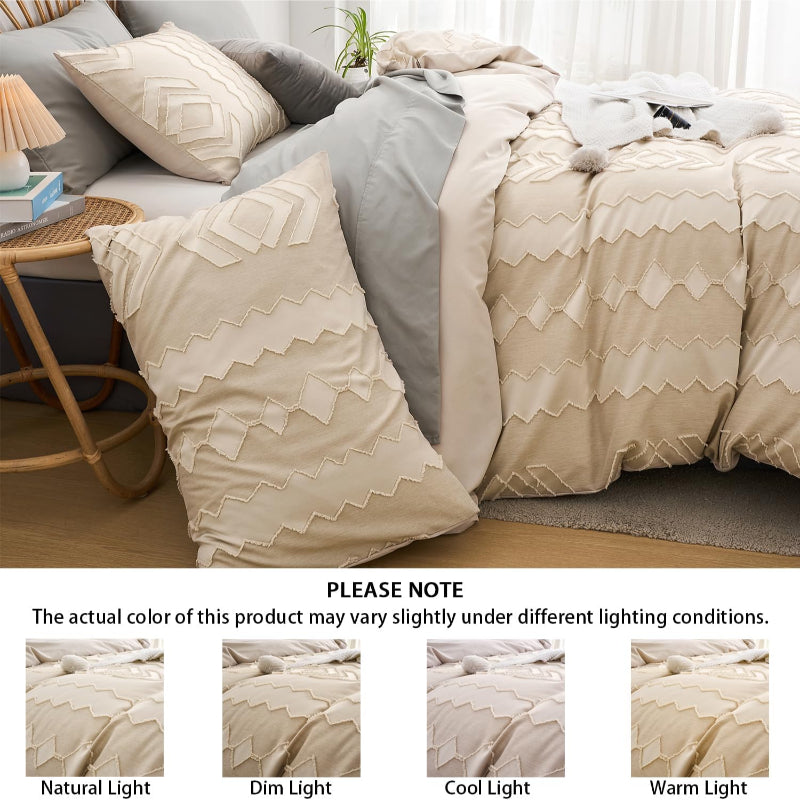 Luxurious Microfiber Duvet Cover Set With Zipper Closure
