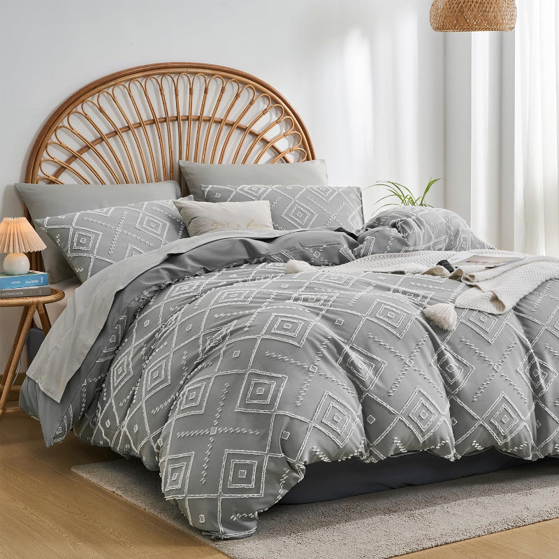 Luxurious Microfiber Duvet Cover Set With Zipper Closure