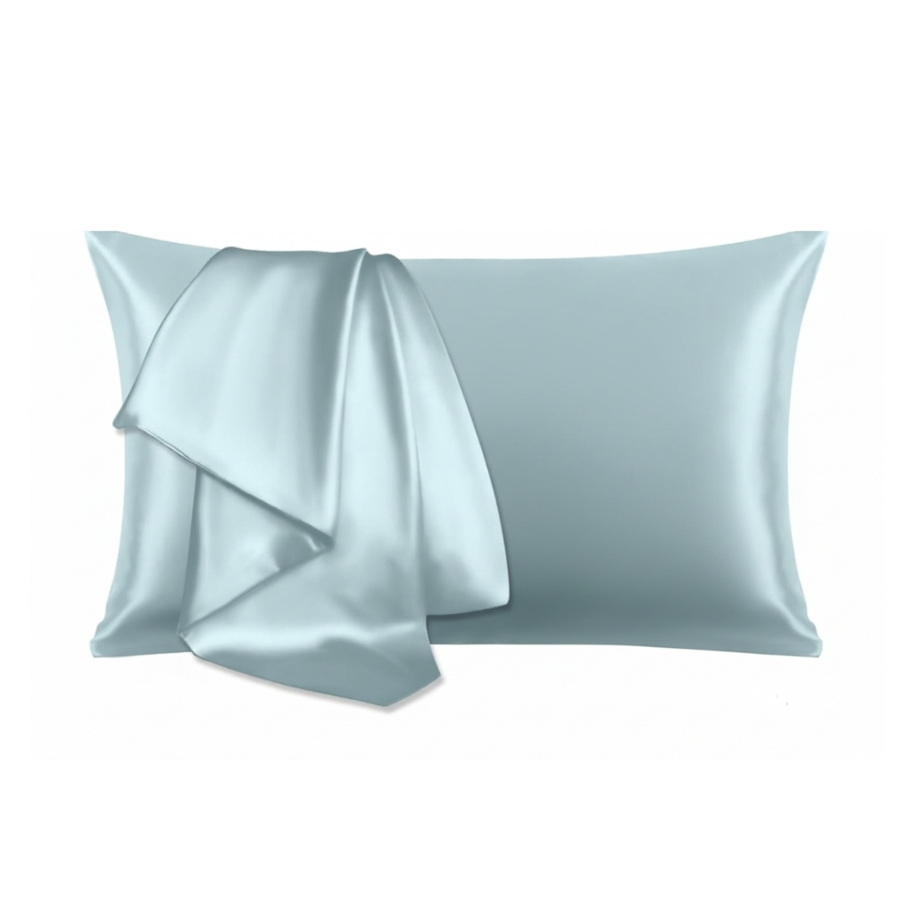 Standard Size Mulberry Silk Pillowcase Cooling Soft Cover With Zipper