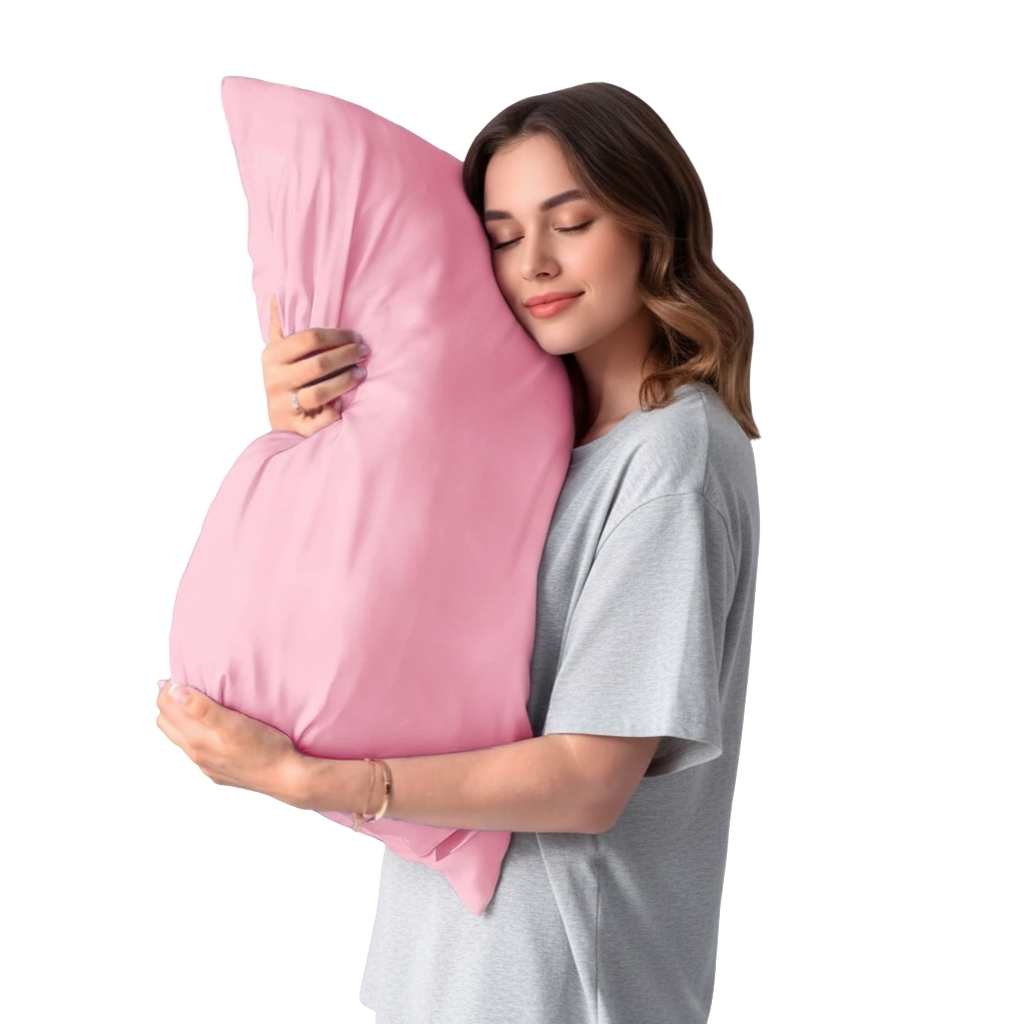 Standard Size Mulberry Silk Pillowcase Cooling Soft Cover With Zipper