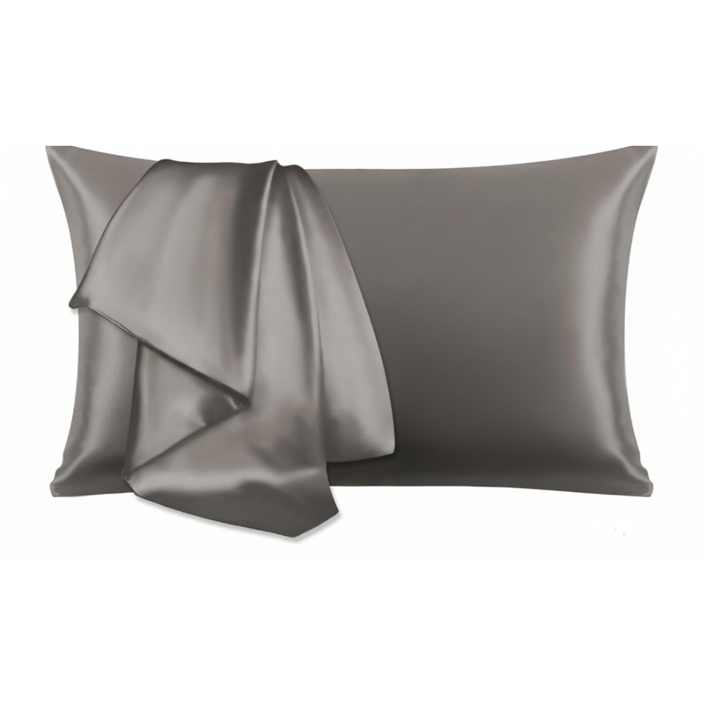 Standard Size Mulberry Silk Pillowcase Cooling Soft Cover With Zipper