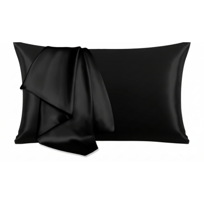 Standard Size Mulberry Silk Pillowcase Cooling Soft Cover With Zipper