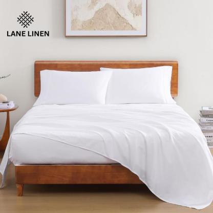 Taupe Organic Cotton Percale Sheet Set