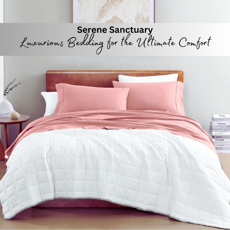 Taupe Organic Cotton Percale Sheet Set