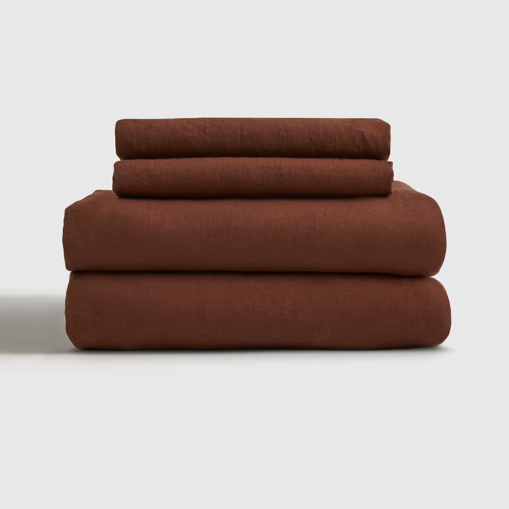 European Linen Bed Sheet Set