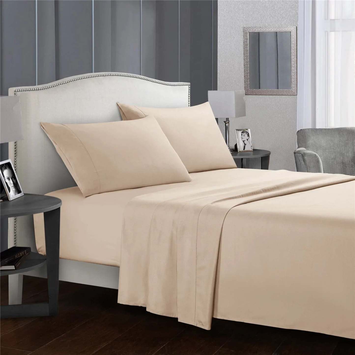 Company Store Velvet Flannel Solid Flat Sheet