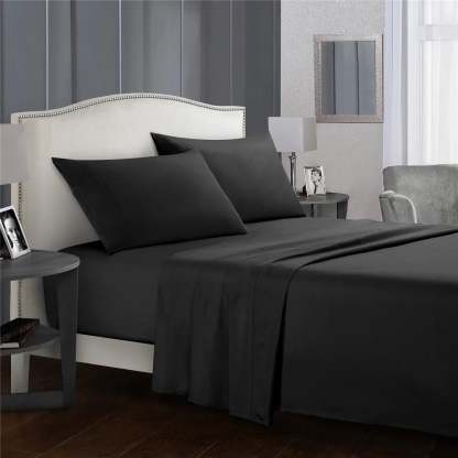 Company Store Velvet Flannel Solid Flat Sheet