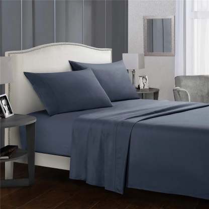 Company Store Velvet Flannel Solid Flat Sheet