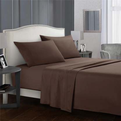 Company Store Velvet Flannel Solid Flat Sheet