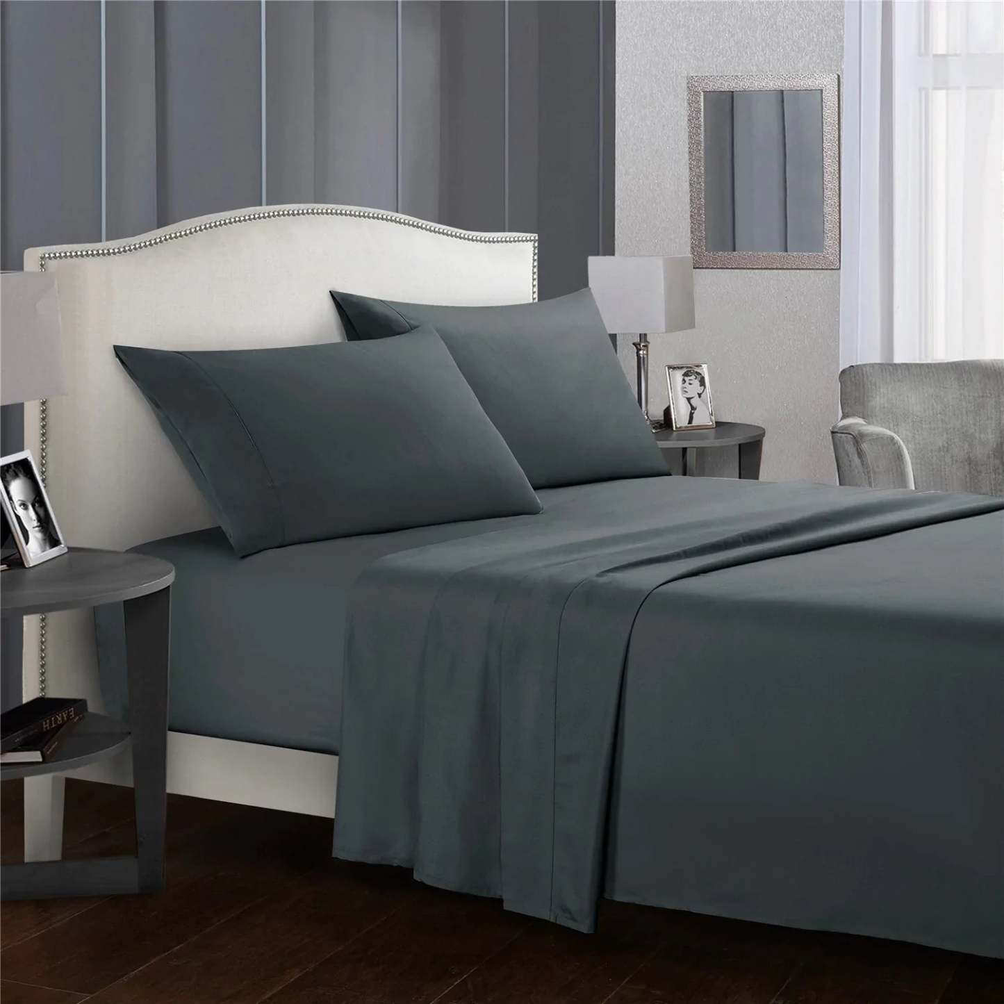 Company Store Velvet Flannel Solid Flat Sheet