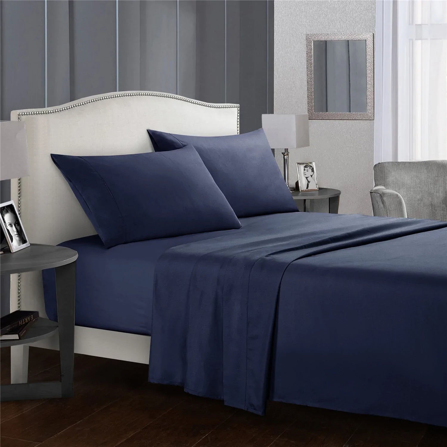 Company Store Velvet Flannel Solid Flat Sheet