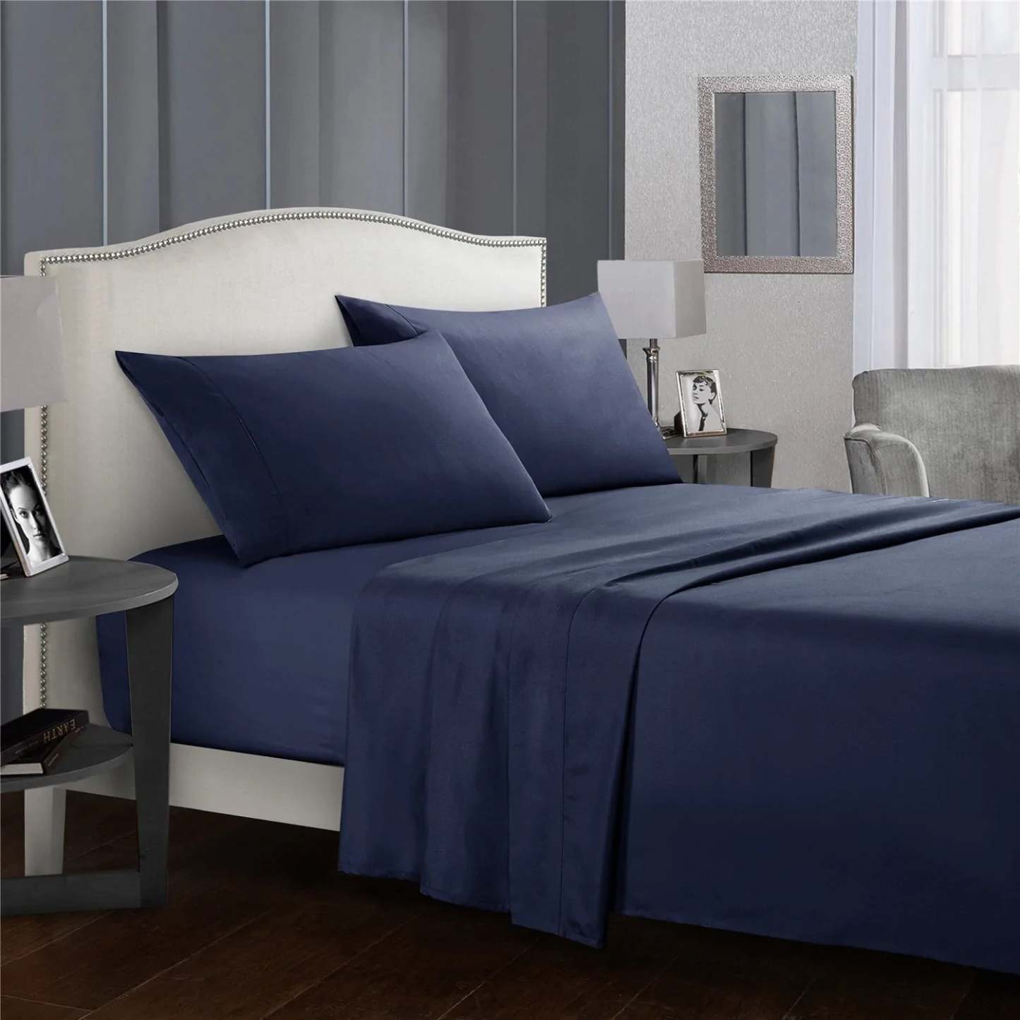 Company Store Velvet Flannel Solid Flat Sheet