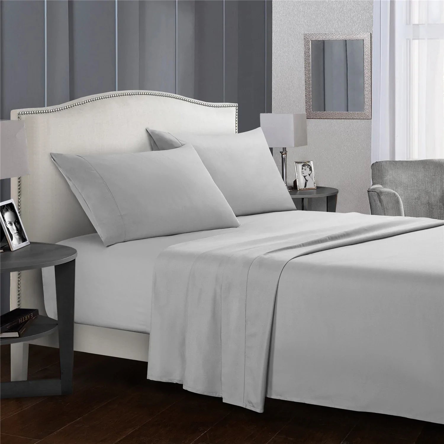 Company Store Velvet Flannel Solid Flat Sheet