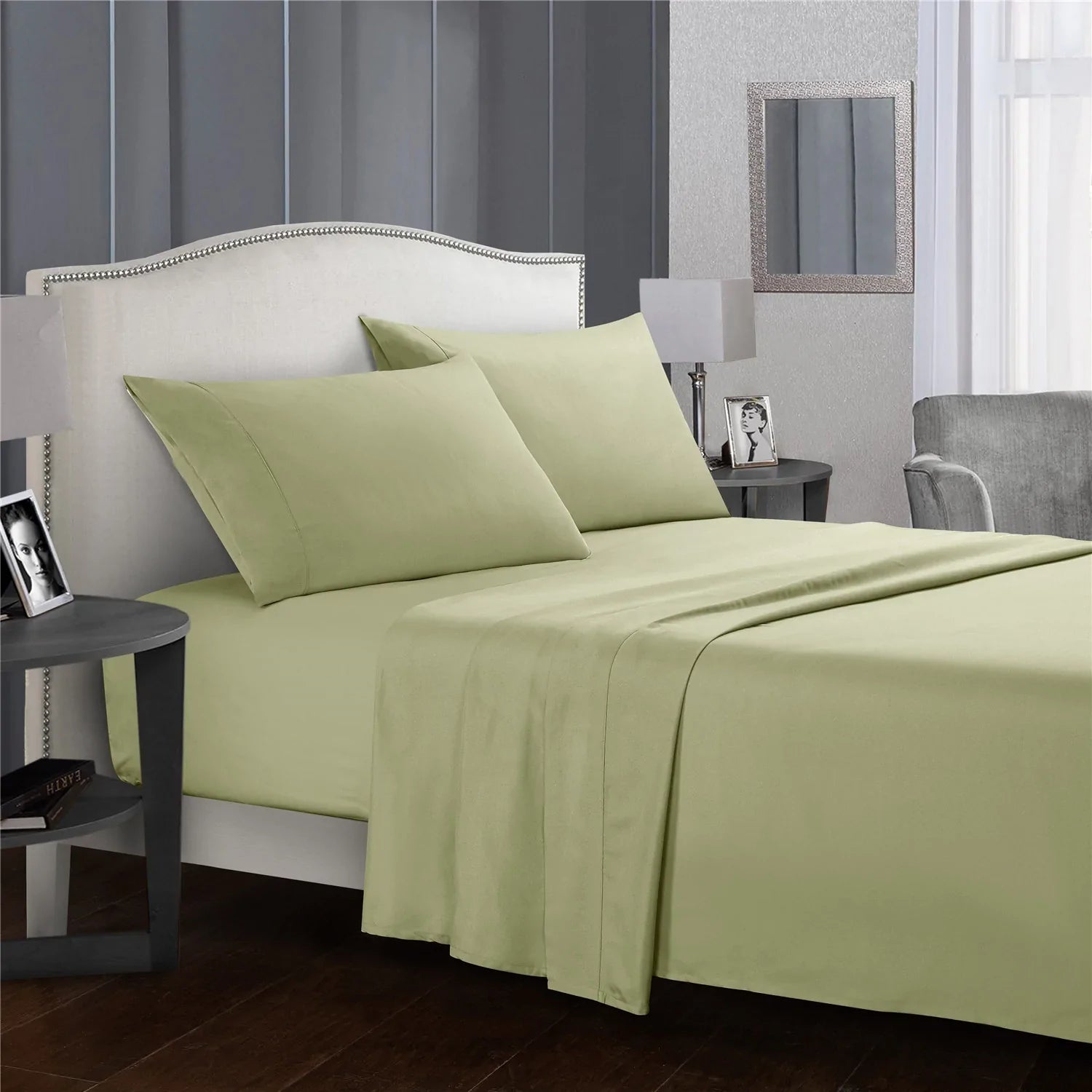 Company Store Velvet Flannel Solid Flat Sheet