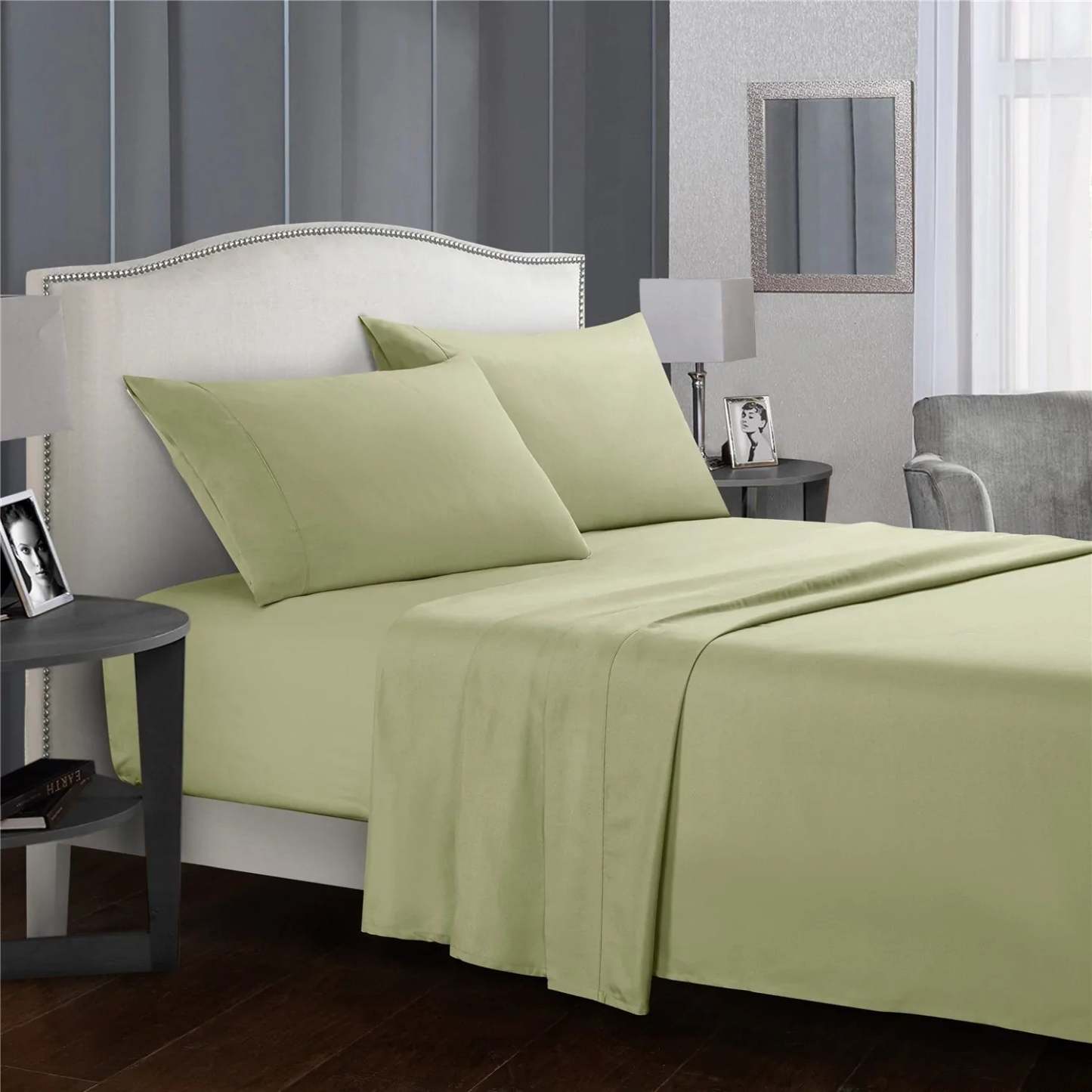 Company Store Velvet Flannel Solid Flat Sheet