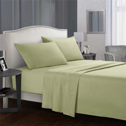 Company Store Velvet Flannel Solid Flat Sheet