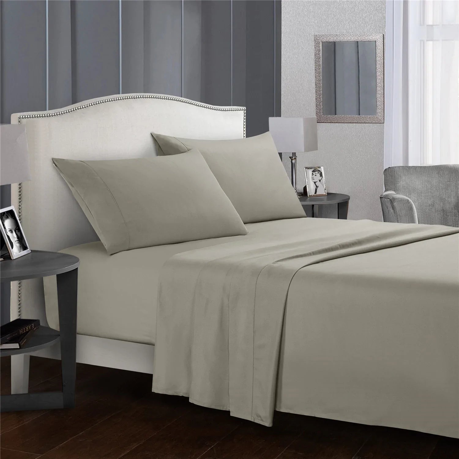 Company Store Velvet Flannel Solid Flat Sheet