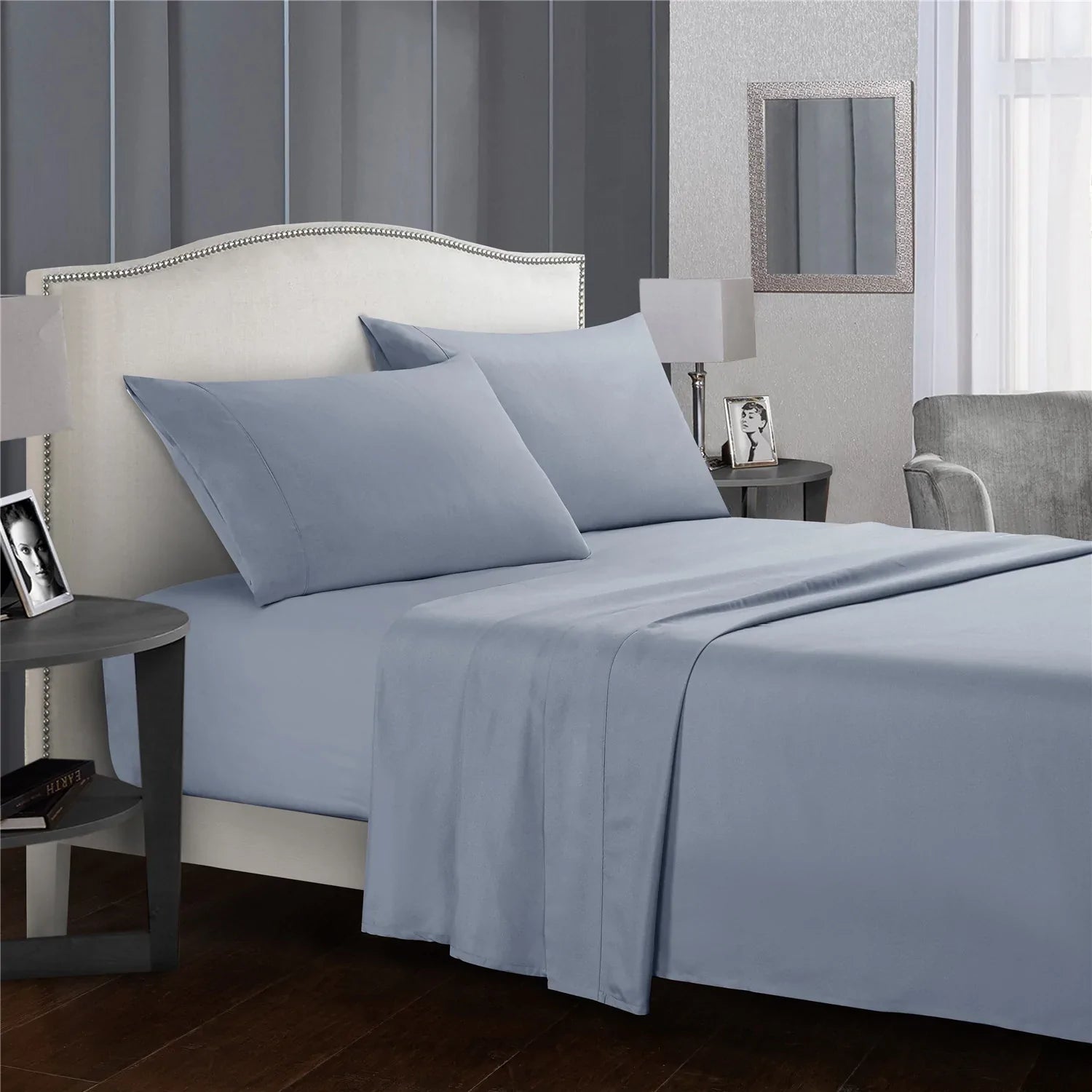 Company Store Velvet Flannel Solid Flat Sheet
