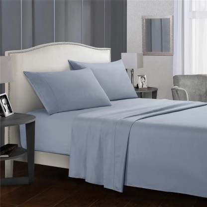 Company Store Velvet Flannel Solid Flat Sheet