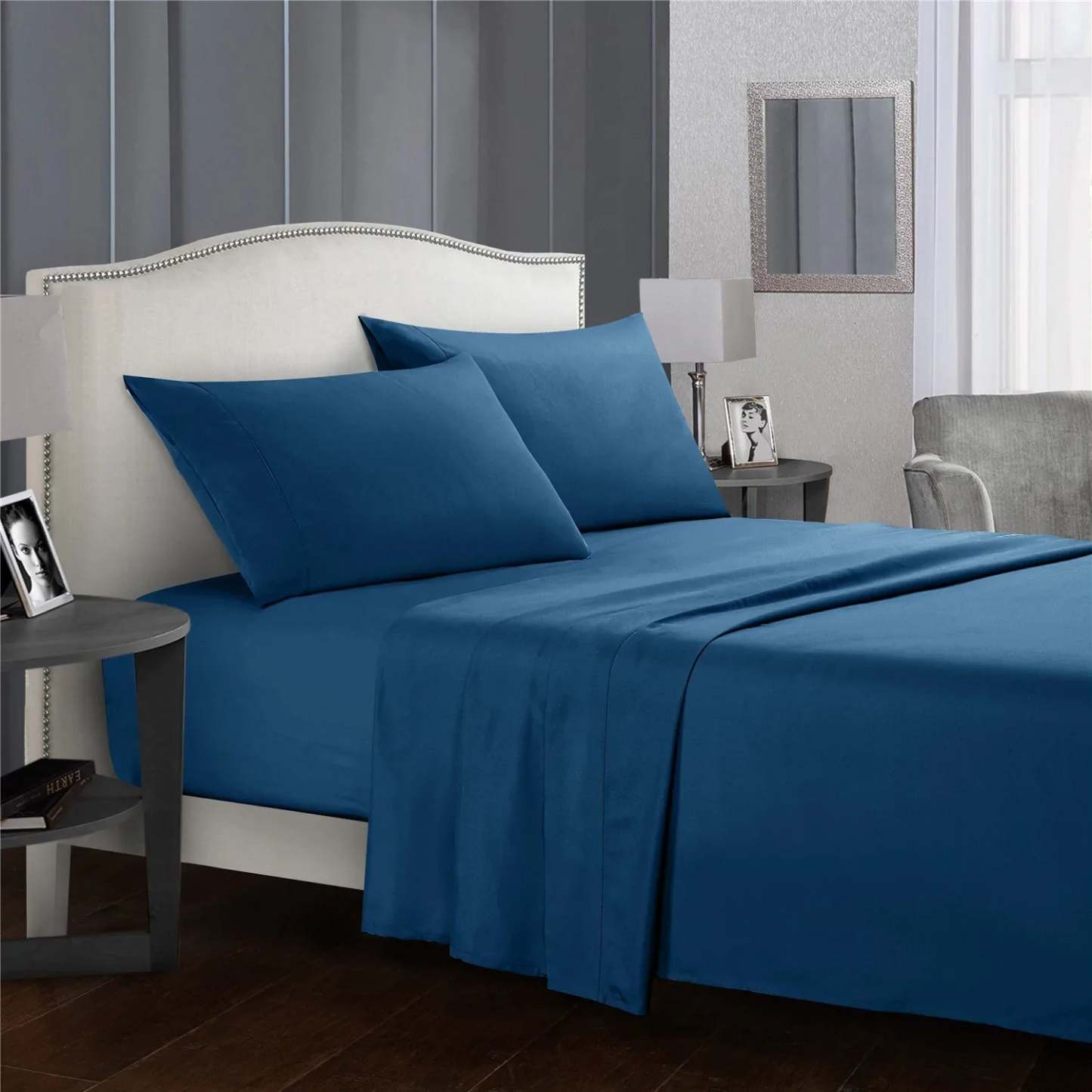 Company Store Velvet Flannel Solid Flat Sheet