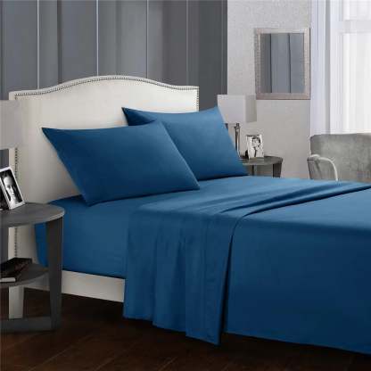 Company Store Velvet Flannel Solid Flat Sheet