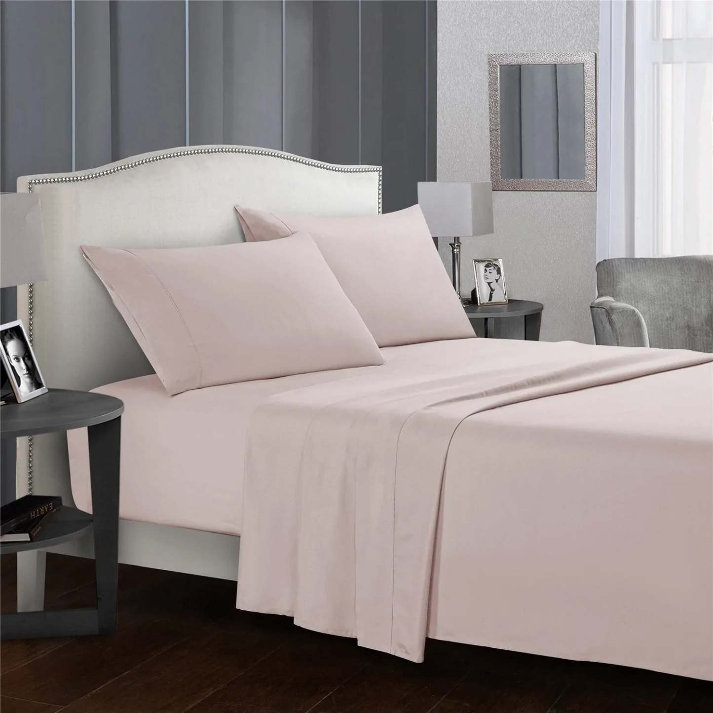 Company Store Velvet Flannel Solid Flat Sheet