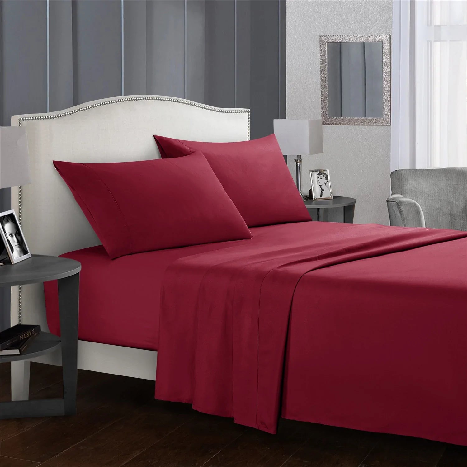 Company Store Velvet Flannel Solid Flat Sheet