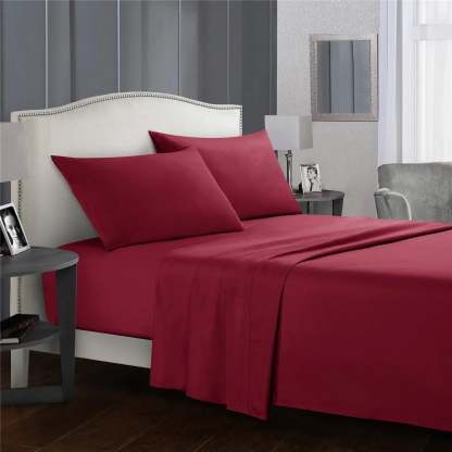 Company Store Velvet Flannel Solid Flat Sheet