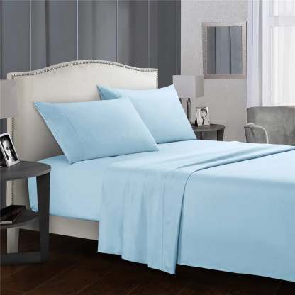 Company Store Velvet Flannel Solid Flat Sheet
