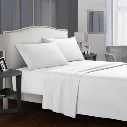 Company Store Velvet Flannel Solid Flat Sheet