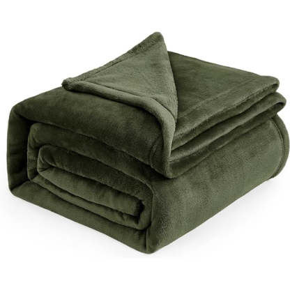 Lightweight Plush Fuzzy Cozy Fleece Bed Blankets