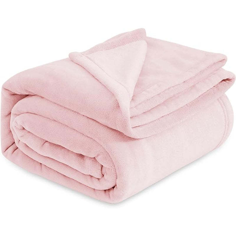 Lightweight Plush Fuzzy Cozy Fleece Bed Blankets