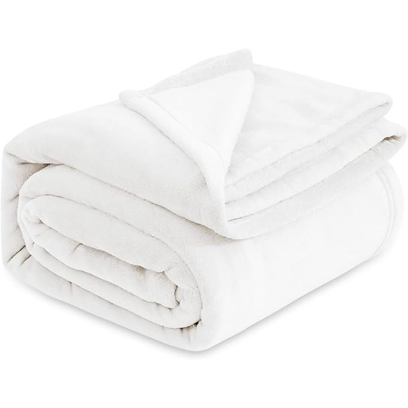 Lightweight Plush Fuzzy Cozy Fleece Bed Blankets