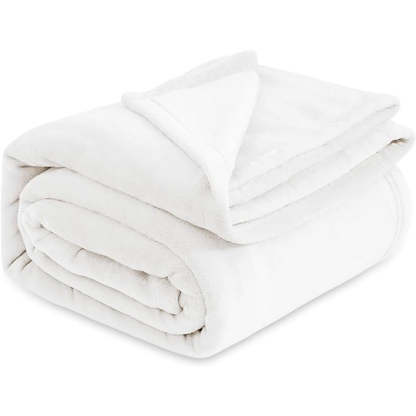 Lightweight Plush Fuzzy Cozy Fleece Bed Blankets