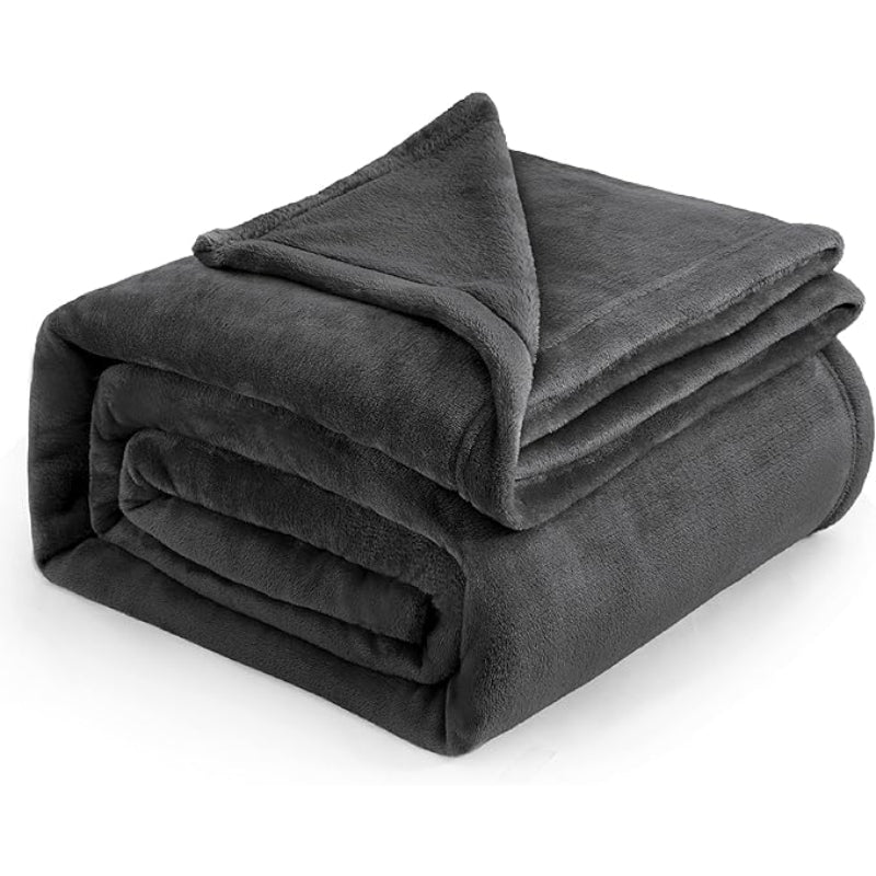 Lightweight Plush Fuzzy Cozy Fleece Bed Blankets