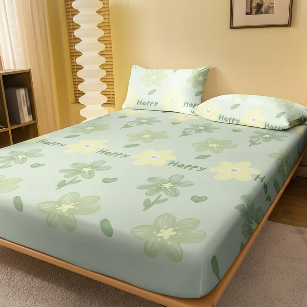 Flower Printed Bedsheets