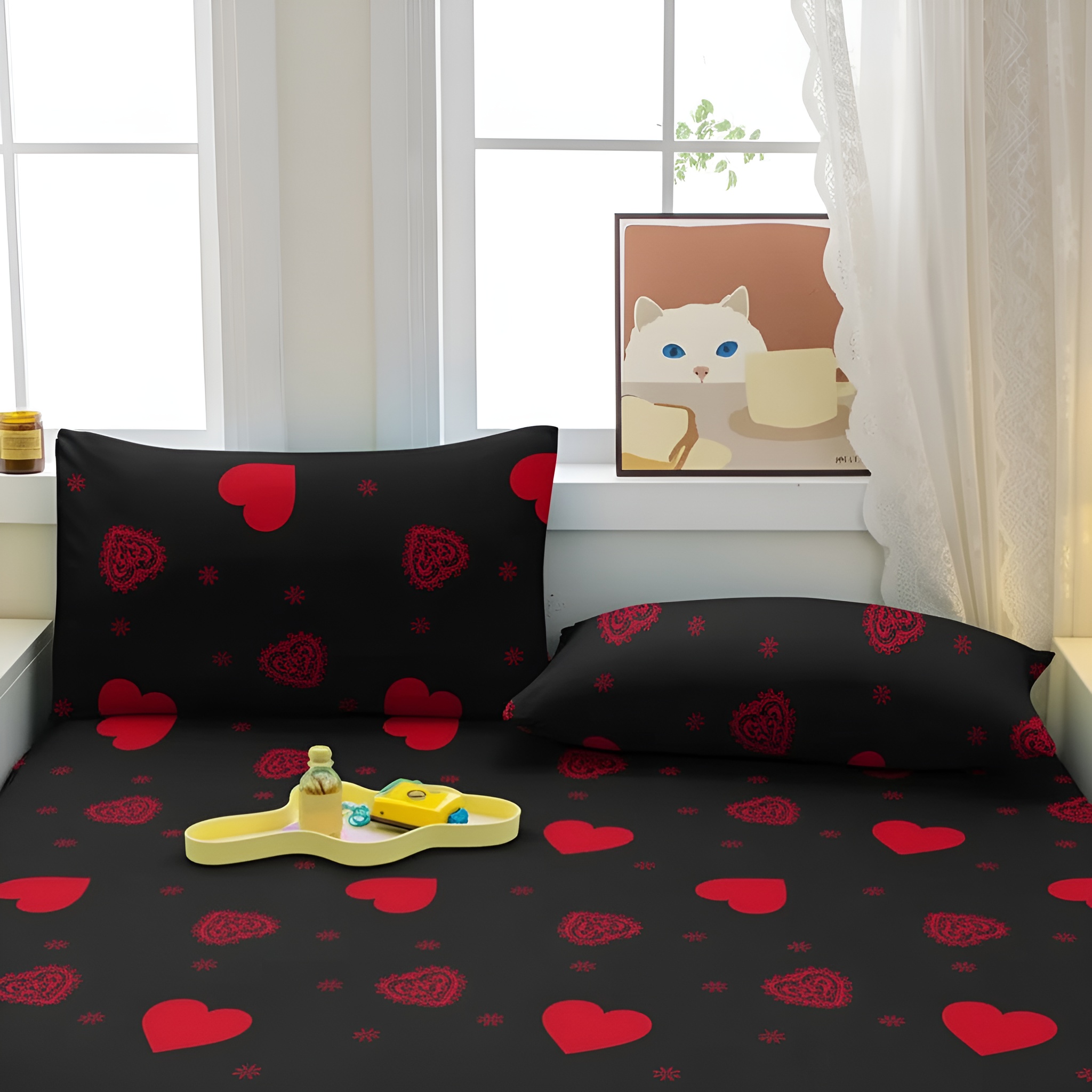 Modern Geometric Printed Pillowcase For Bedroom