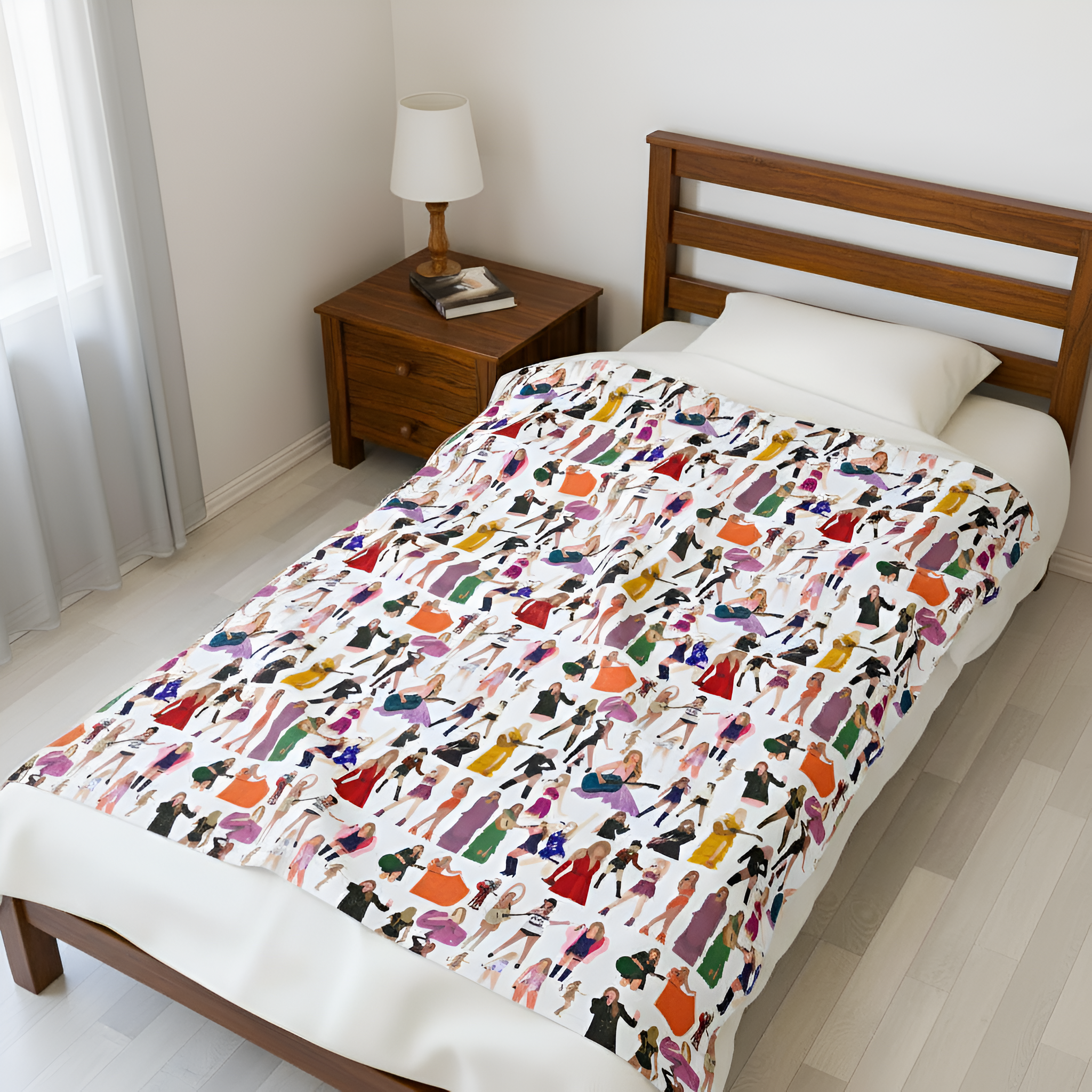 Soft Velveteen Plush Blanket Decorative Throw For Couch Bed