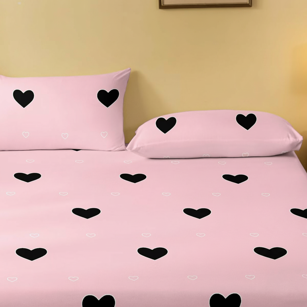 Modern Geometric Pattern Printed Flannel Pillowcase