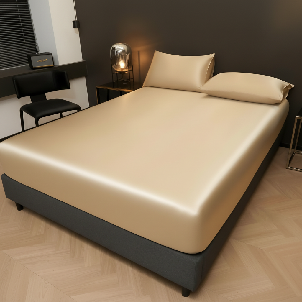 Silky Finish Cooling Bed Sheet Set