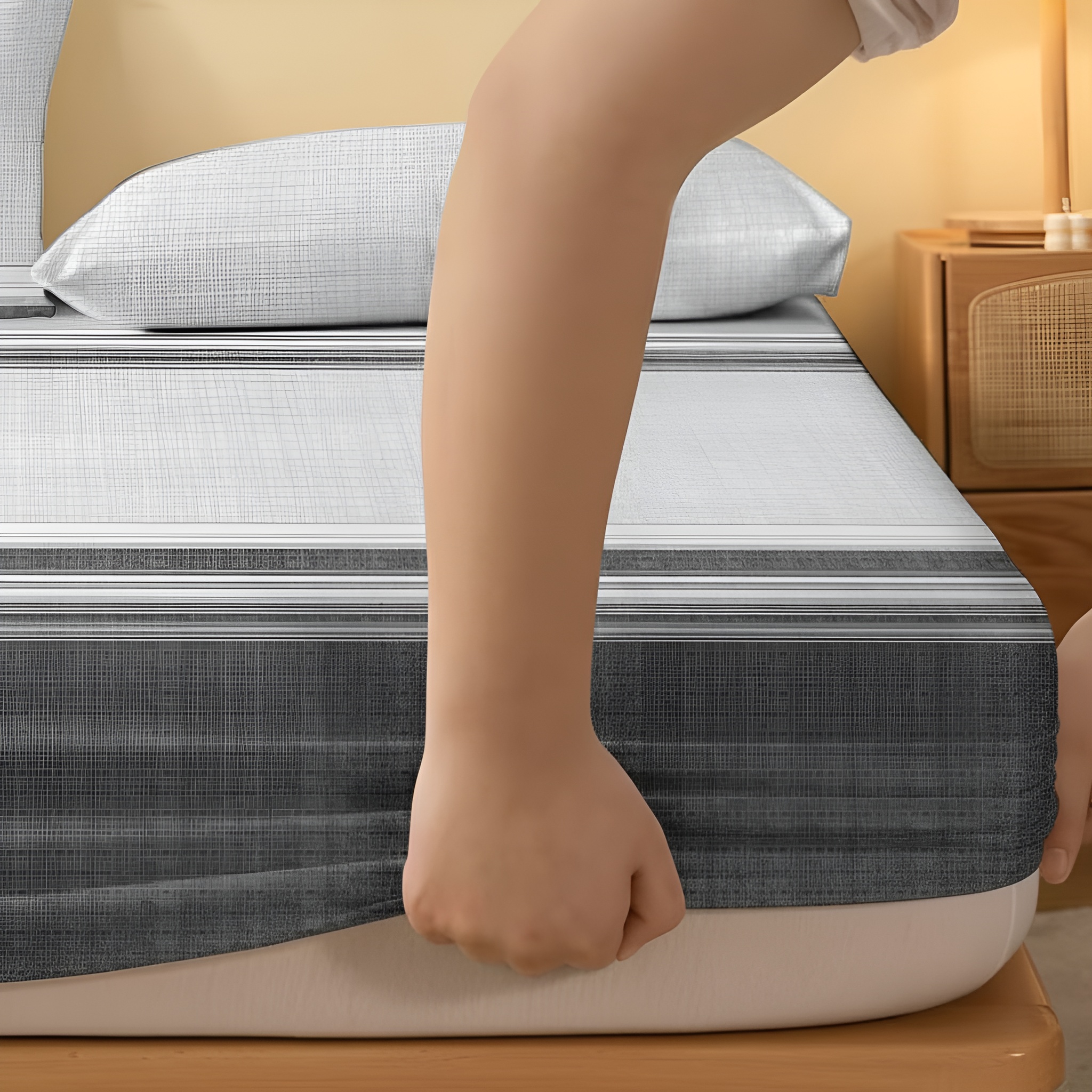 Patchwork Printed Flannel Bed Cover For Bedroom