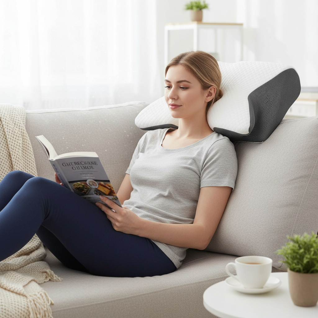 Memory Foam Contour Ergonomic Support Pillow