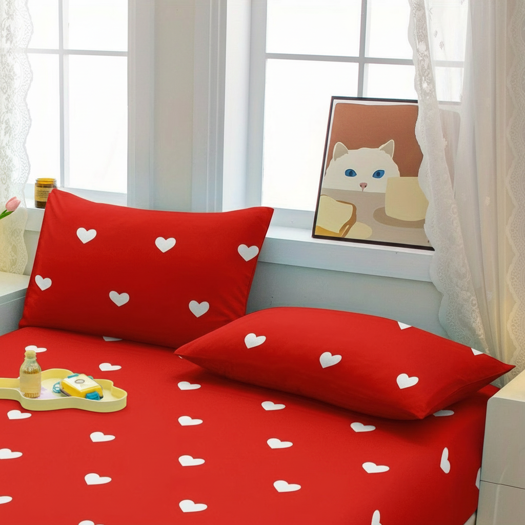 Modern Geometric Pattern Pillowcase With Pocket Closure