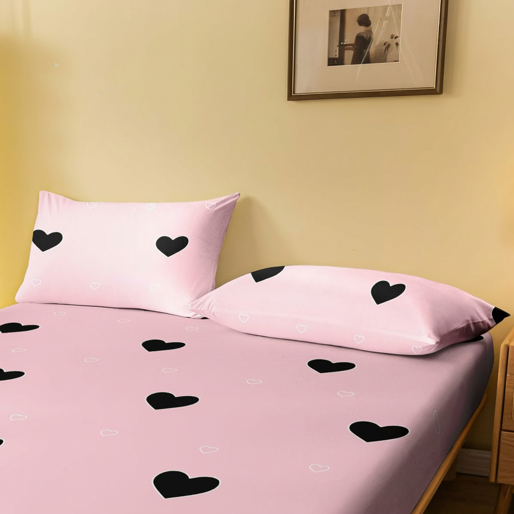 Modern Geometric Pattern Printed Flannel Pillowcase