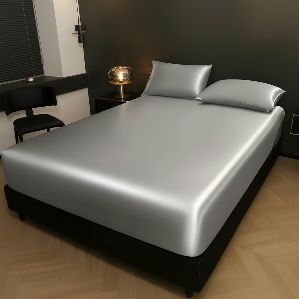 Silky Finish Cooling Bed Sheet Set