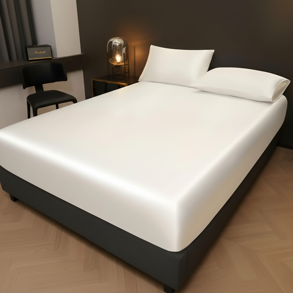 Silky Finish Cooling Bed Sheet Set