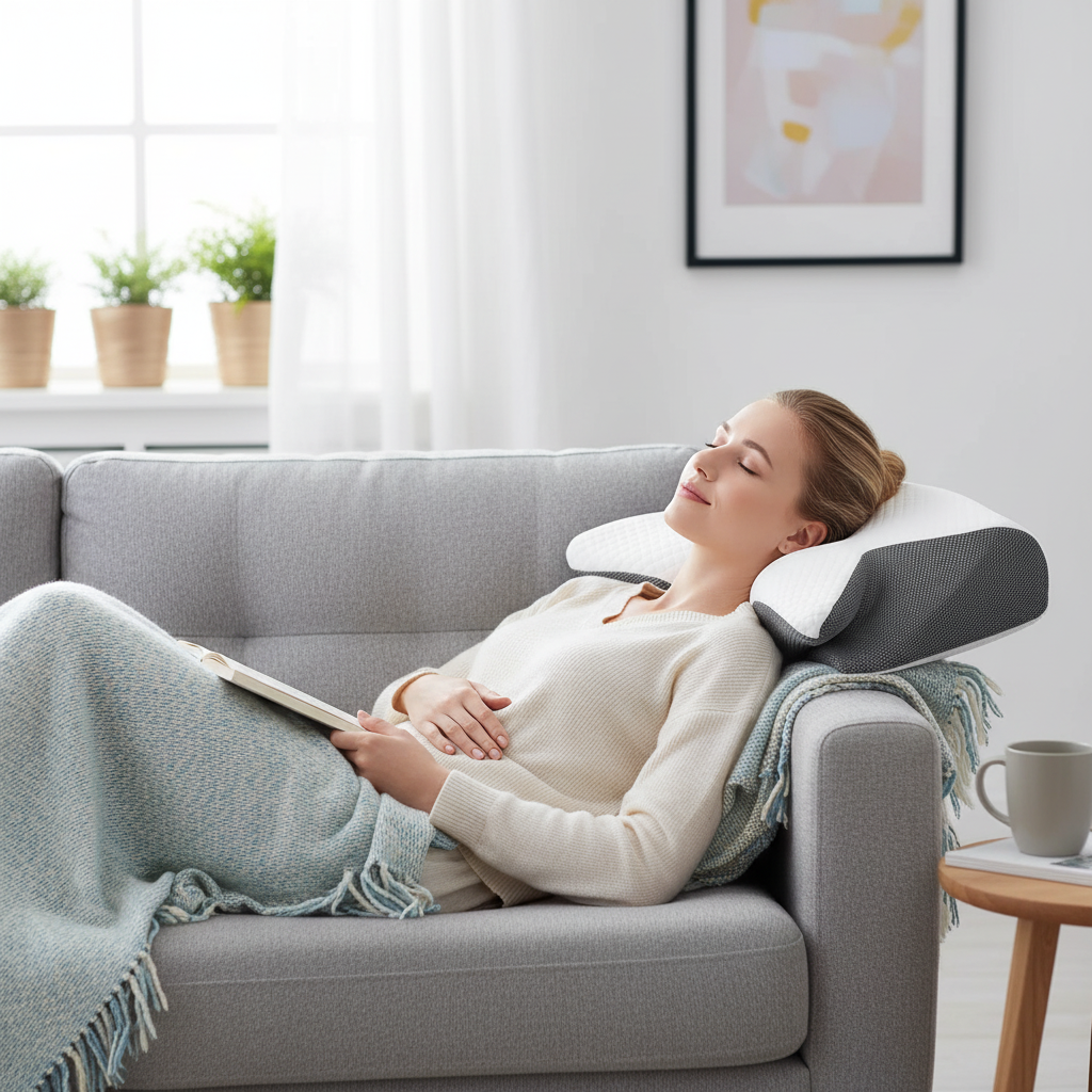 Memory Foam Contour Ergonomic Support Pillow